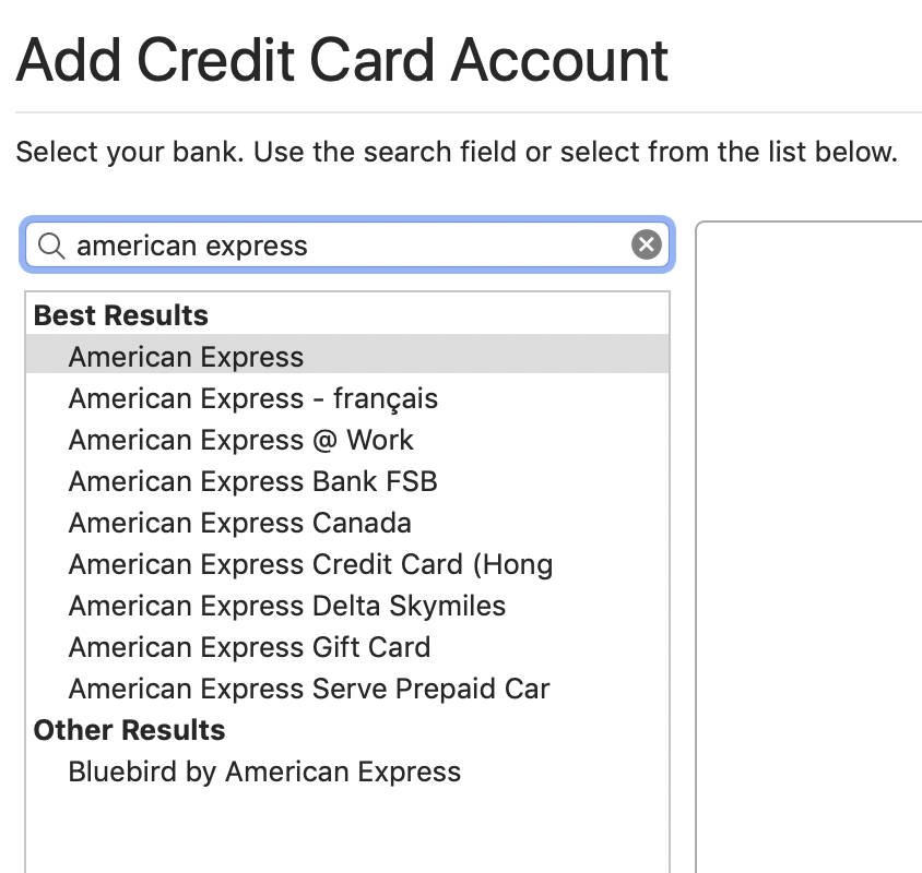 quicken for mac cant link to american express credit card circuit is broken 1002